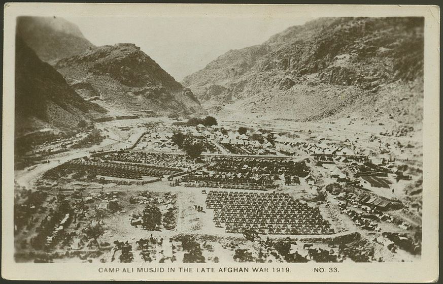 Postcard Camp Ali Masjid In the Late Afghan War 1919