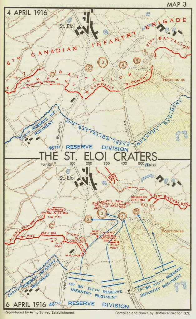 The St Eloi Craters map
