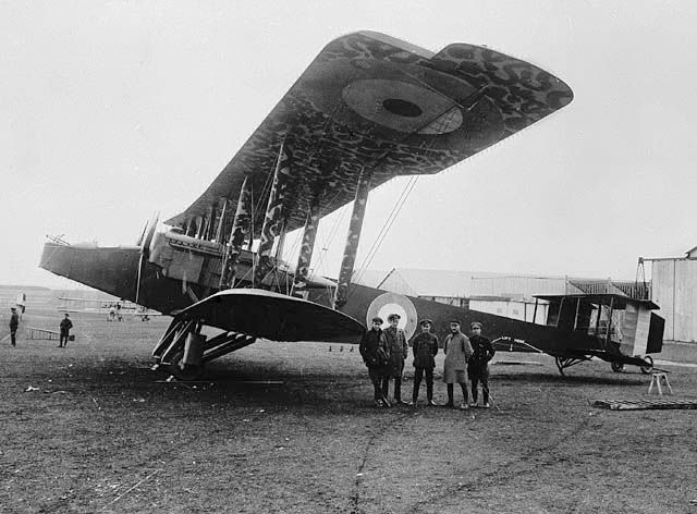 Handley Page 0-100 Biplane Bomber, Aircraft, Bomber Wwi